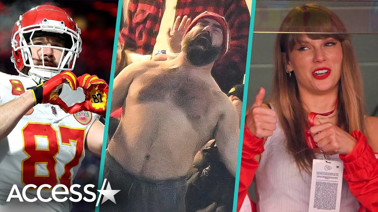 Taylor Swift Meets Jason Kelce for the First Time During His Viral Shirtless Celebration