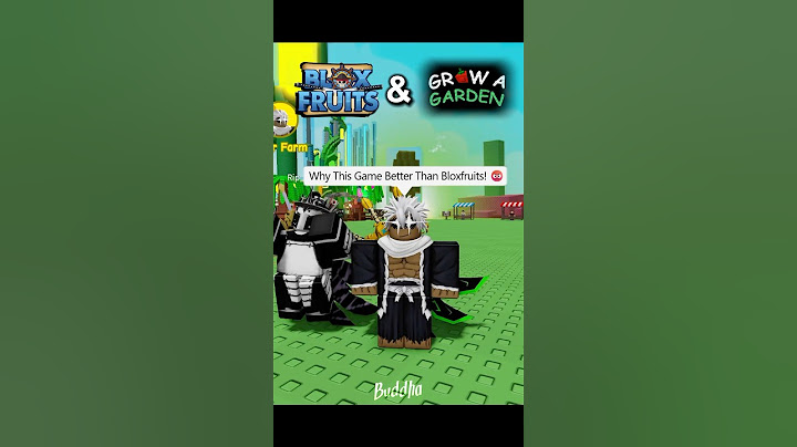 Grow A Garden Vs BloxFruits Which is Better? 👀 #roblox #bloxfruits #shorts