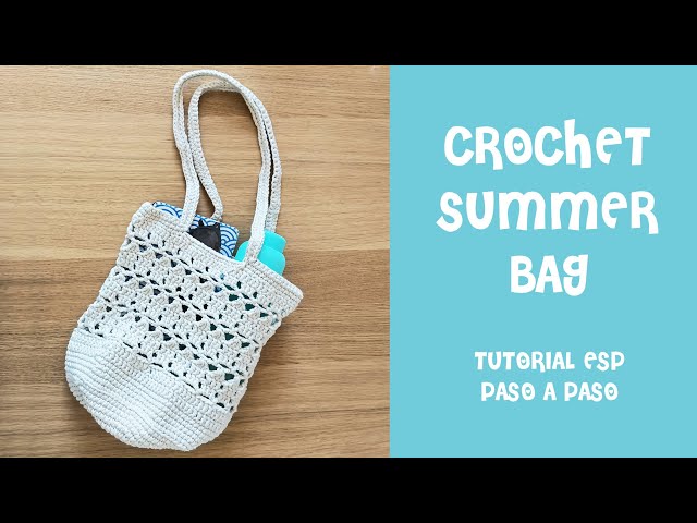 Bolso Bambú tejido a crochet paso a paso