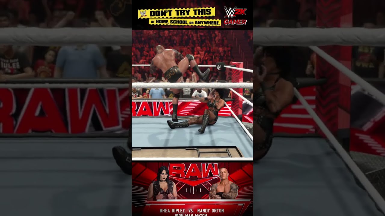 Intergender Full Match Randy Orton vs Rhea Ripley MAMI WWE RAW 24