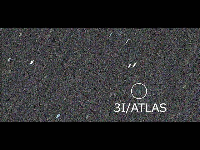 Interstellar Comet 3I/ATLAS Captured by Mars Rover!