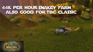 This Snake Farm is Now 44k per hour! - WoW Shadowlands or TBC Classic Gold Making Guides
