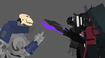 Kiryu vs Trio Titan (stick nodes animation)