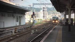 神戸駅をに321系D4普通西明石行き高速進入