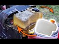 How to Replace Original FUEL TANK And Install Aftermarket FUEL TANK On Tractor Mower !?