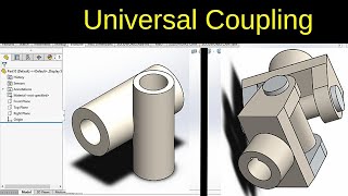 SolidWorks Universal Coupling part 2 | CAD with Mohsin