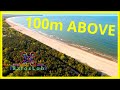 100m Above: Gdańsk Brzeźno Poland Drone Cinematic Footage [DJI AIR2S]