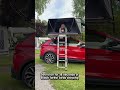 Zwitscher zwitscher🐥 #skodaelroq #camping #dachzelt #asmr #elektroauto
