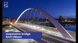 REVIT TUTORIAL : Project Modeling  (Suspension Bridge)