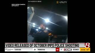 Video released of October IMPD police shooting