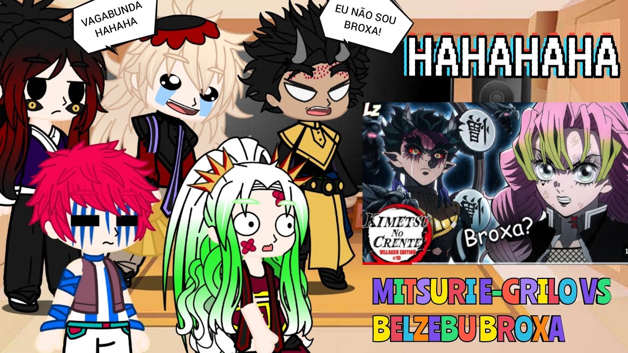 Luas Superior react a MITSURI E GRILO VS BELZEBU BROXA KKKKK 😂❤️
