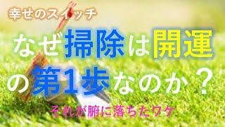 幸せのスイッチ 掃除がなぜ開運につながるのか 八方塞がりだった時に掃除をやって気づいたこと Youtube