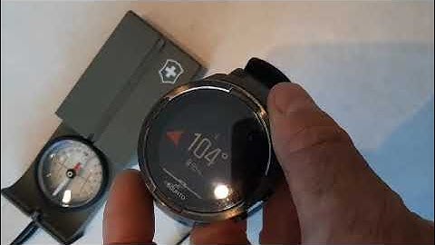Watch electronic compass not calbitrated