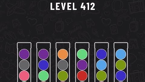 Ball Sort Puzzle Level 412 #ballsortpuzzle #ballsortpuzzlegameplay #puzzlegame #mobilegames