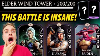 MK Mobile. I Beat Battle 200 In Fatal Elder Wind Tower. EPIC Battle for EPIC Reward.