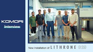 New Installation of KOMORI Lithrone GL729 C IR UV New Installation of KOMORI Lithrone GL729 C IR UV