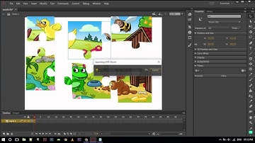 Drag & Drop Puzzle Game | Adobe Flash Tutorial