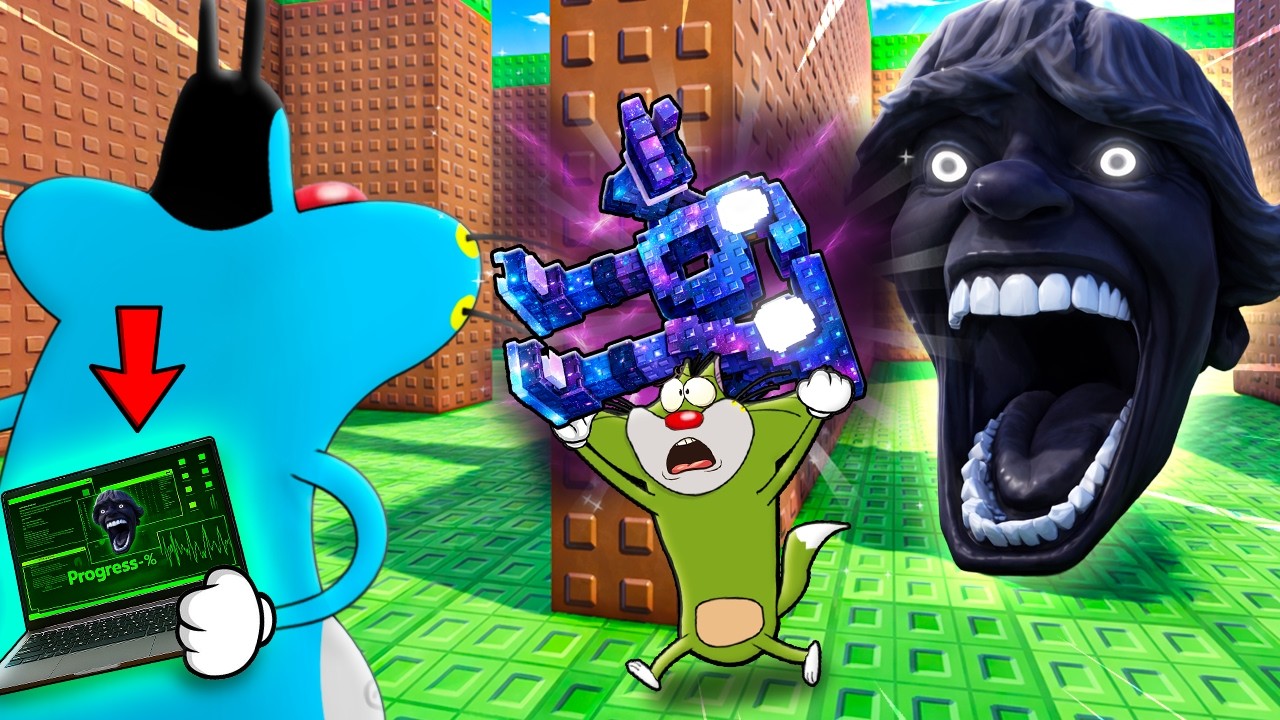 Roblox Oggy Trolling Jack In Escape Headrun For Brainrot 