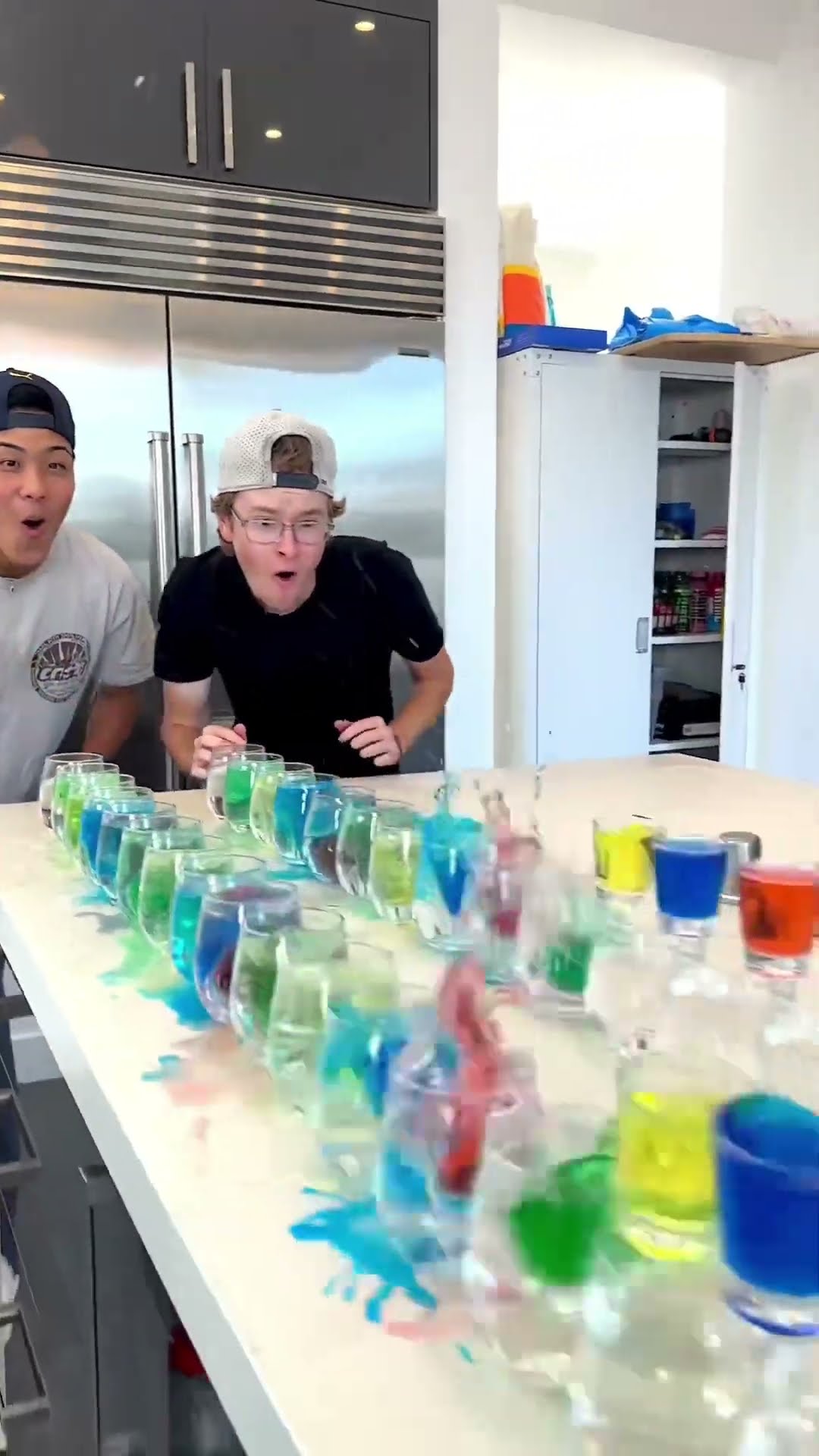 Satisfying Glass Drop Race!