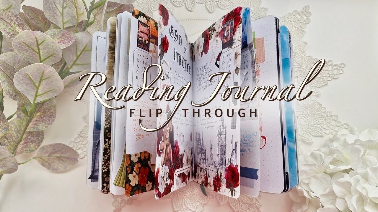 Completed 2025 Reading Journal Flipthrough