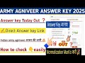 Indian army agniveer answer key 2025 out 🔴 how to check indian army agniveer answer key download 🔴