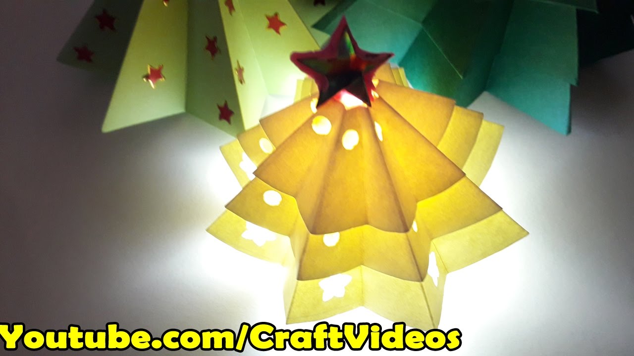 How To Make Origami Christmas Tree Easy