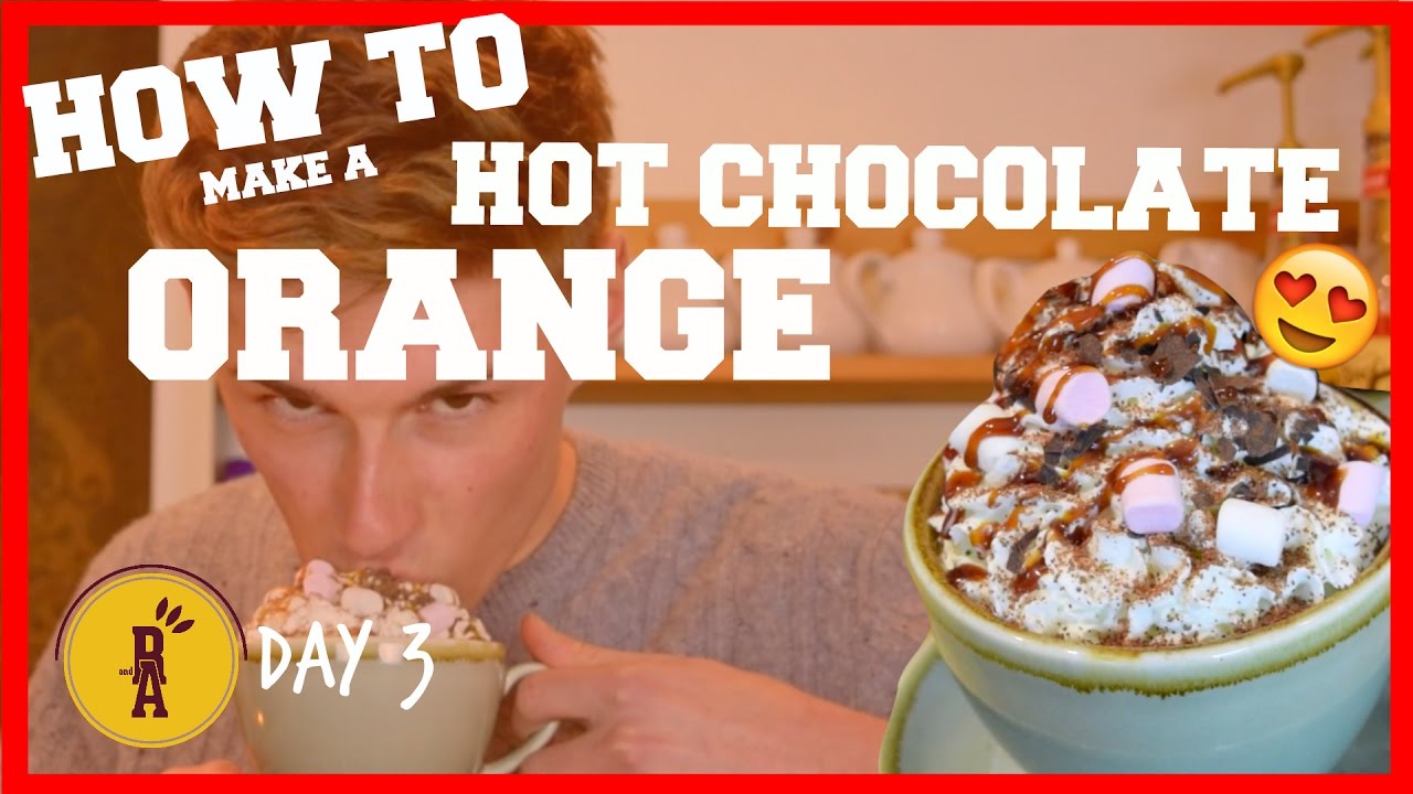 HOW TO MAKE A HOT CHOCOLATE ORANGE | DAY 3 | Ryan And Aiden
