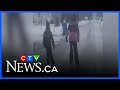 Quebec kids skate on frozen street after crazy weekend of weather
