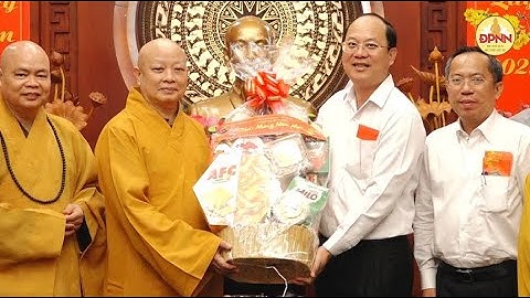 BAN TRỊ SỰ GHPGVN TP.HCM CHÚC TẾT LÃNH ĐẠO THÀNH ỦY TP.HCM VÀ CỤC AN NINH NỘI ĐỊA BỘ CÔNG AN