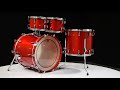 Yamaha Absolute Hybrid Maple 4pc 10/12/16/22 Red Autumn