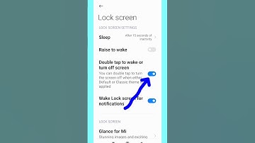 Double tap screen on off poco 3 || double tap screen lock  #shorts #trending #viralshorts#tips