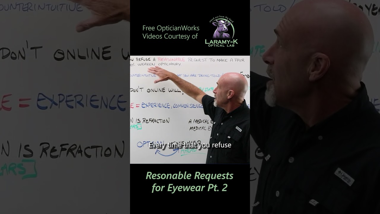 Разумные требования к очкам. Часть 2.