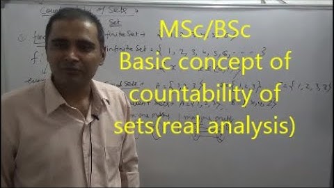 REAL ANALYSIS (CH.4 COUNTABILITY OF SETS#1)/DEFINITION OF COUNTABILITY/DENUMERABLE / UNCOUNTABILITY