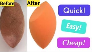 HOW TO CLEAN YOUR BEAUTY BLENDER /SPONGE AT HOME *  Deep cleaning | How to Disinfectant Sponge