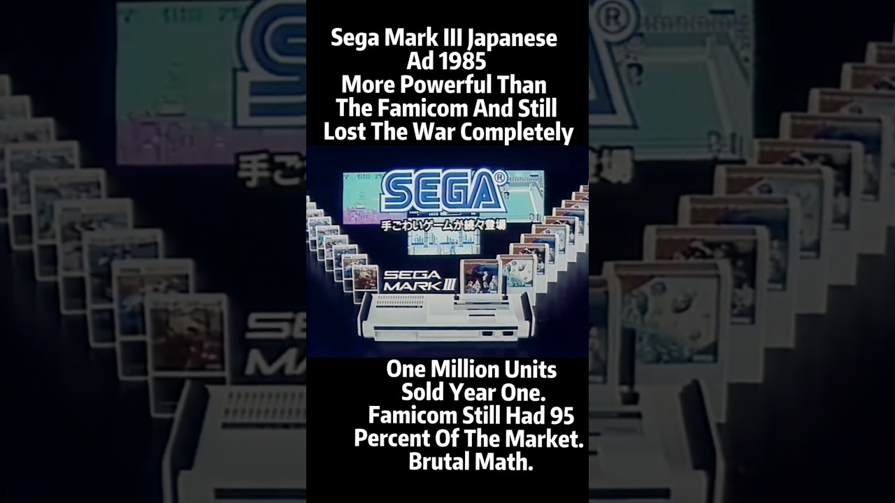 Sega Mark III Japanese Ad 1985 - More Powerful Than The Famicom