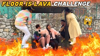 Extreme floor is lava challenge 🔥😜🌋 || Surbhi Rathore ll