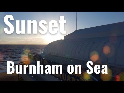 Burnham on Sea | Sunset & High Tide