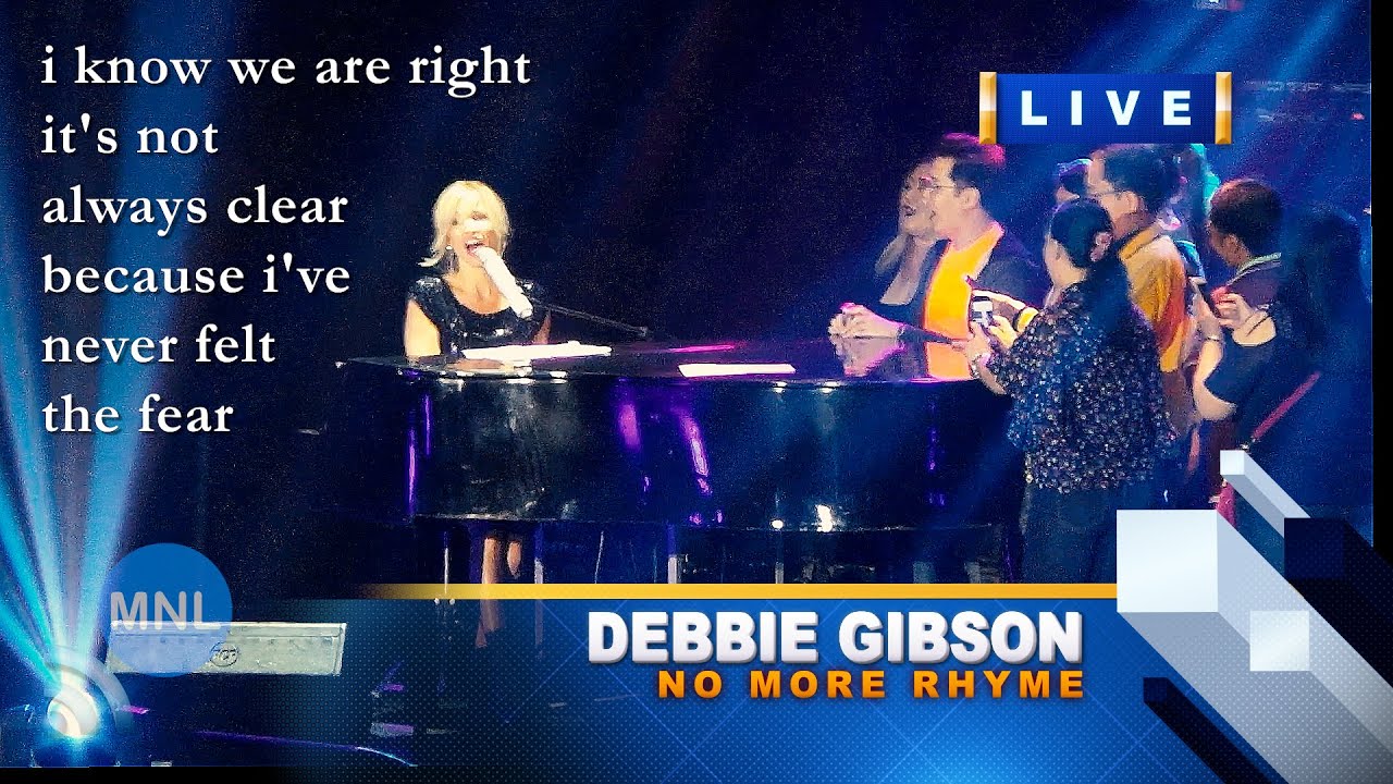 KARAOKE NO MORE RHYME Debbie Gibson Momentum Live MNL