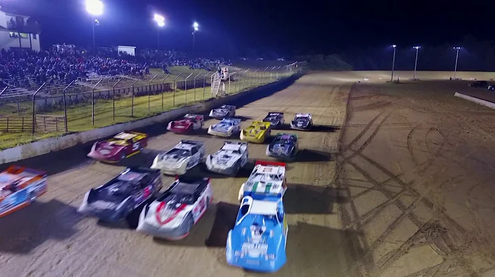 Dog Hollow Speedway - 9/3/17 Best view of a Super Late Model 4 Wide Salute YOU WILL EVER SEE!