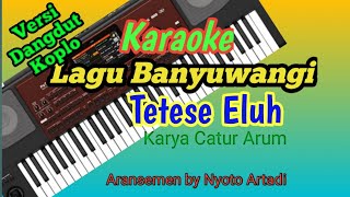 Tetese Eluh Karaoke Lagu Banyuwangi Versi Dangdut Koplo