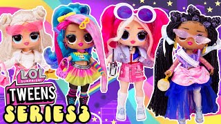 LOL Tweens SERIES 3! Emma Emo, Chloe Pepper, Nia Regal, Marilyn Star UNBOXING screenshot 4