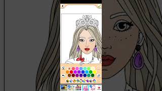 Princess Coloring Game | Bermain Game Anak Anak | Game mewarnai yang di Rekomendasi screenshot 5