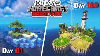 I Survived 100 Days on a DESERTED ISLAND in Minecraft 1.20.1