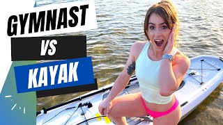 Convincing an Expert Gymnast to Try THIS on a Kayak