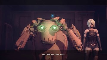 Nier Automata Pascal vs Robot Army