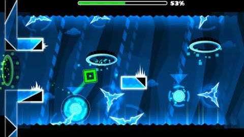 Geometry Dash: Ice Gauntlet Level 2 - Skyward (By: Chaos) [Hard]