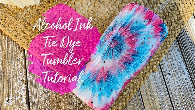 Alcohol Ink Swirl Tumbler - Tumblers - Twingenuity Design