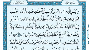 سورة البقرة مكررة عشر مرات - ماهر المعيقلي - مكتوبة - حفظ القرآن الكريم - الصفحة الخامسة - الصفحة 5