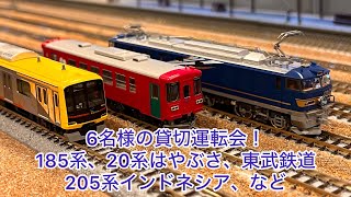 Nゲージ】6名様の貸切運転会！！185系、E217系、EF60牽引20系はやぶさ