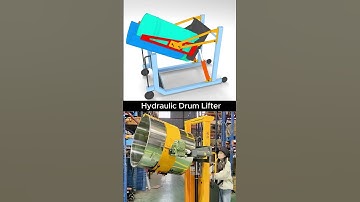 Hydraulic Drum Lifters #engineering #mechanism #mechanic #3ddesign #cad